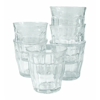 Image of Duralex 22cl Picardie Tumbler Drinking Glasses Pack of 6