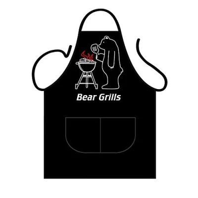 Image of Iconic Aprons Bear Grills Apron, Polyester Cotton, Multi Colour, 90 x 69 0.1 cm
