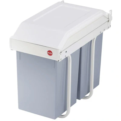 Image of Hailo Multi Box Duo L Built In Waste Separation System, 2 X 14 L, Ready To Be Pulled Out And Filled
