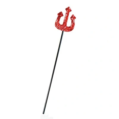 Image of Bristol Novelty BA511 Sequin Devil Fork, Unisex Adult, Red, One Size