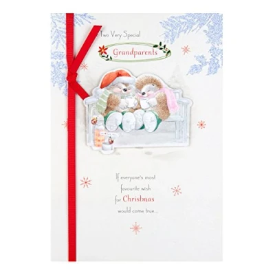Image of Hallmark Grandparents Christmas Card &#039;Happy Moments&#039; Medium