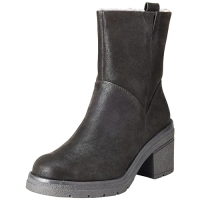 Image of Marco Tozzi Women&#039;s 2 26476 41 Warm Feed Boat, Black, 7.5 UK