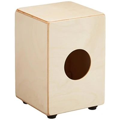 Image of Meinl Percussion Mini Cajon Drumbox Gift Idea for Musicians Decorative Children and Adults Playing Surface Baltic Birch (MC1B)