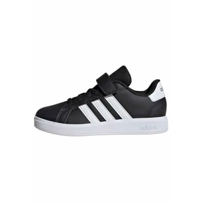 Image of adidas Unisex Kids Grand Court 2.0 Shoes Children, Core Black/Cloud White/Core Black, 11.5 UK Child