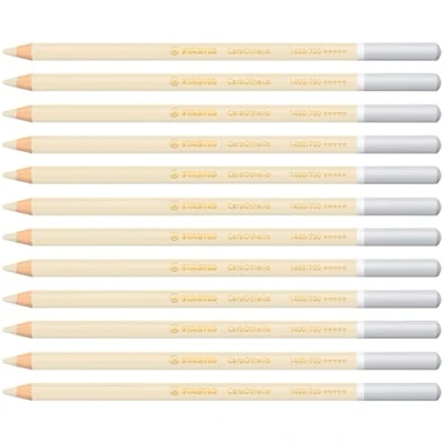 Image of Chalk Pastel Pencil STABILO CarbOthello Pack of 12 Warm Grey 1
