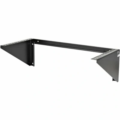 Image of StarTech.com 5U Vertical Wall Mount Rack 19in Low Profile Open Mounting Bracket Network/Server Room/Data/AV/IT/Patch Panel/Communication/Computer Equipment w/ Cage Nuts/Screws (RK519WALLV)