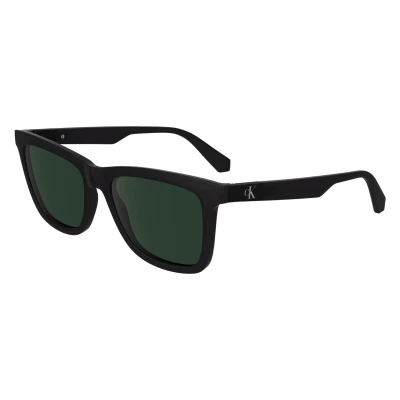 Image of Calvin Klein Unisex CKJ24601S 002 Sunglasses Bio inject Black Green Squared Normal