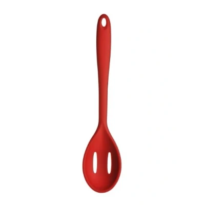 Image of ZING! Silicone Slotted Spoon, Red