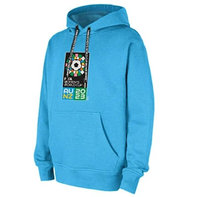 Image of FIFA Official 2023 Women&#039;s Football World Cup Adult Event Hoodie, Blue, Medium