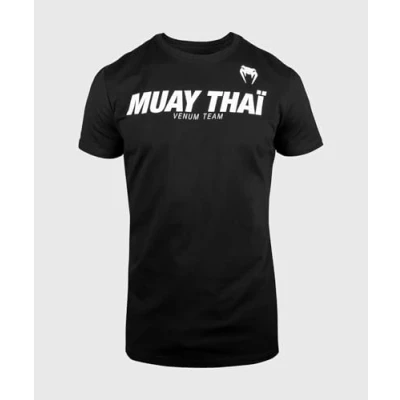 Image of Venum Men&#039;s Muay Thai Vt T Shirts, Black/Gold