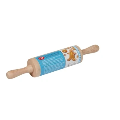 Image of Tala Mini Rolling Pin, FSC Beechwood Pin Ideal for Young Bakers. Bake, Roll and Craft With the Compact