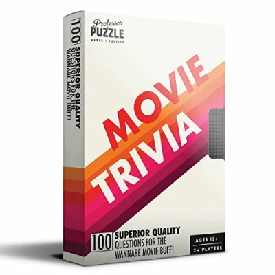 Image of Professor Puzzle Movie Trivia Party Game Ages 12+ 2+ Players