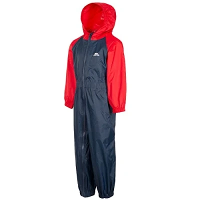 Image of Trespass Explorer Suit Kids Waterproof All in One Rainsuit