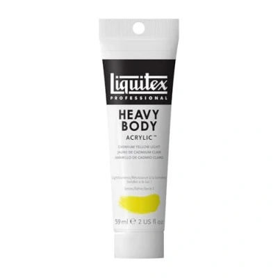 Image of Liquitex Professional Heavy Body Acrylic Paint, Cadmium Yellow Light, 59 ml Tube