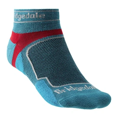 Image of Bridgedale TRAIL RUN Ultralight T2 Coolmax Sport Low Men&#039;s Medium Blue