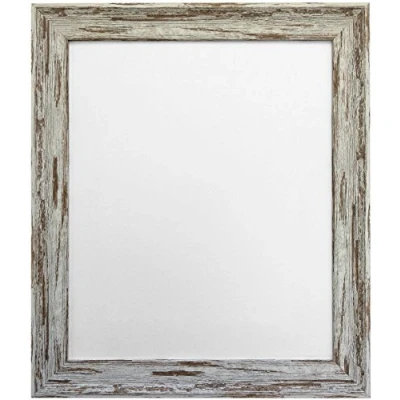 Image of FRAMES BY POST Distressed Industrial Dark Brown Wash Picture Photo Frame 14&quot;x8&quot;