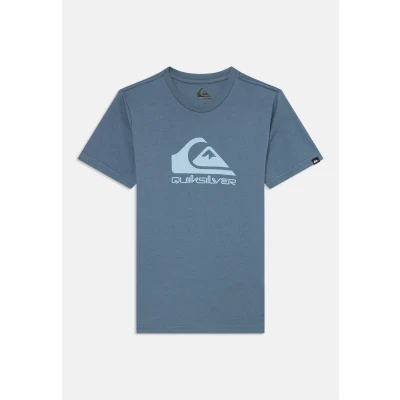 Image of Quiksilver LOGO Youth Unisex Print Tshirt, Size: 8y, Blue