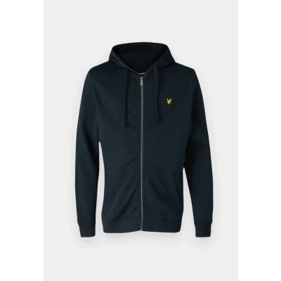 Image of Lyle &amp; Scott Zipup sweatshirt, Men&#039;s, Size: XXL, Dark navy