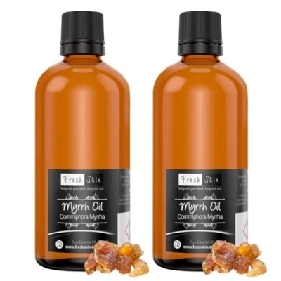 Image of Freshskin Beauty LTD Myrrh Essential Oil 200ml (2 x 100ml) 100% Pure &amp; Natural Oils