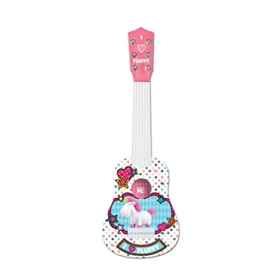 Image of Lexibook Universal Despicable Me Agnès &amp; Fluffy My first guitare, 6 nylon strings, 53 cm, guide included, Pink / White, K200DES1