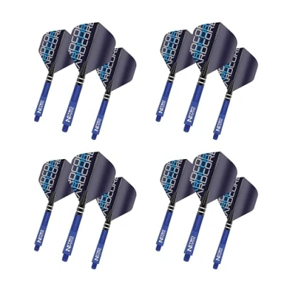 Image of RED DRAGON Blue Triple Hardcore Flight and Nitrotech Stem Combo