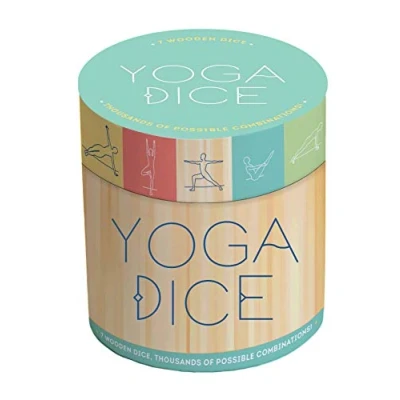 Image of Chronicle Books Yoga Dice: 7 Wooden Dice, Thousands of Possible Combinations!