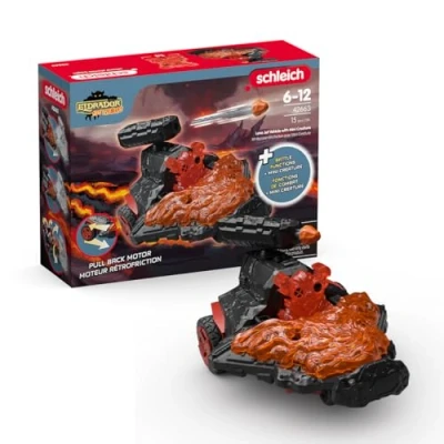 Image of schleich 42663 Lava Jet Vehicle with Mini Creature, from 7 years, ELDRADOR CREATURES Playset, 15 pieces