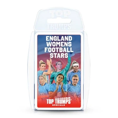 Image of Top Trumps England Womens Football Stars Specials Card Game, Play with Lucy Bronze, Ella Toone, Nikita Parris, gift and toy for boys girls Aged 6 plus
