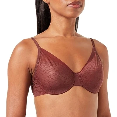 Image of Triumph Signature Sheer Underwired bra, Women&#039;s, Size: 34DD, Decadent chocolate