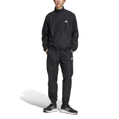 Image of adidas Men&#039;s SPORTSWEAR WOVEN COLORBLOCK TRACKSUIT, black, M