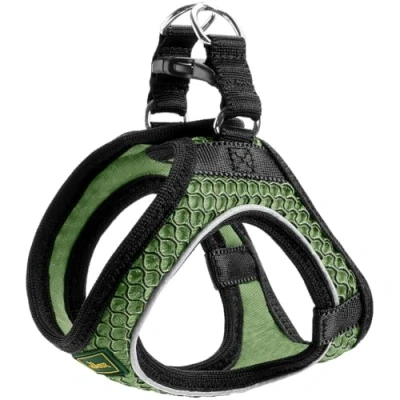Image of Hunter Dog harness Hilo Comfort. XXS XS, green (401673969796)