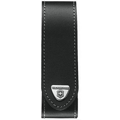Image of Victorinox 4.0506.L Leather Belt Pouch Ranger Grip, Black, Big
