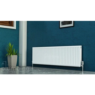 Image of Kartell Kompact Type 11 Single Panel Convector Radiator 300mm x 1000mm White