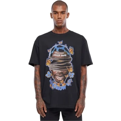 Image of Upscale by Mister Tee GROW UP Print Tshirt, Size: Medium, Black
