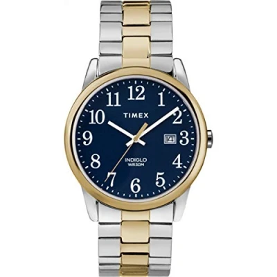 Image of Timex Mens Quartz Watch, Analogue Classic Display and Stainless Steel Strap TW2R58500
