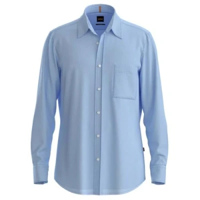 Image of BOSS Relegant Shirt, Men&#039;s, Size: Small, Open blue
