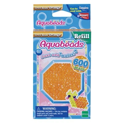 Image of Aquabeads Jewel Beads ORANGE