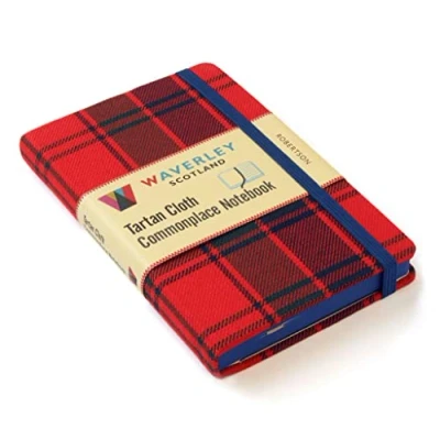 Image of Robertson Notebook: Waverley Genuine Scottish Tartan Notebook