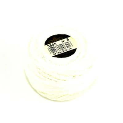 Image of DMC Cotton Perle Thread Size 8 3865 per 10 Gram Ball