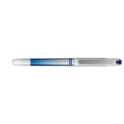 Image of Uni ball 125989000 0.7 mm Fine Eye Needle Rollerball Pen Blue (Pack of 12)