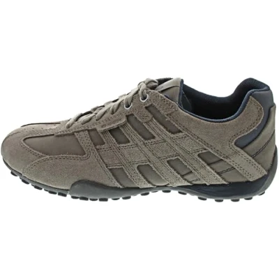 Image of Geox Men&#039;s Uomo Snake A Sneaker, Dove Grey, 8 UK
