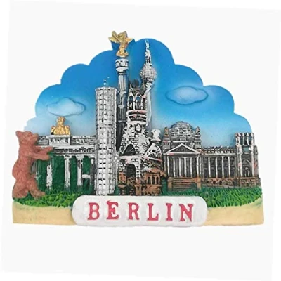 Image of Berlin Germany 3D fridge magnet souvenir gift &amp; collection Home kitchen decoration magnetic sticker refrigerator