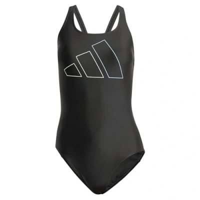 Image of adidas Women Big Bars Swimsuit, 32&quot;