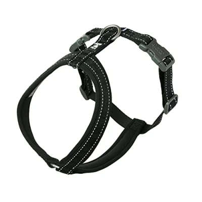 Image of Hurtta Casual ECO Dog Y Harness, Raven, 24 28 in