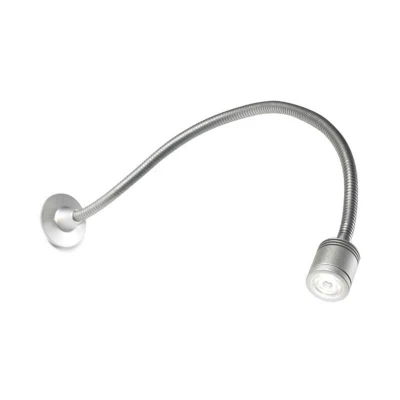 Image of LEDs C4 Lighting Clearance Wall Led 1 Light Adjustable Reading Lamp Anodised Aluminium