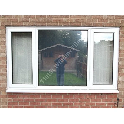 Image of EXTERNAL PLASTIC REFLECTIVE SILVER 20 CONSERVATORY ROOF FROM £11.99 PRO WINDOW TINTING FILM Sample