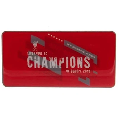 Image of Liverpool FC Champions Of Europe Fridge Magnet (One Size) (Red)