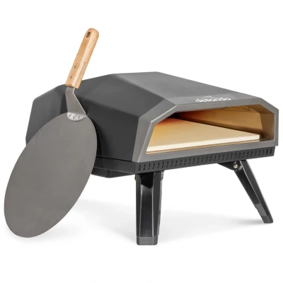 Image of Dellonda Gas Pizza Oven with Regulator, Water Resistant Cover/Carry Bag &amp; 12&quot; Peel