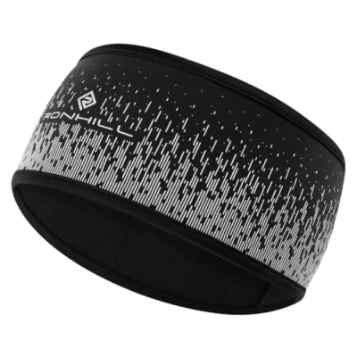 Image of RONHILL Running, Reflect Headband, Black/Reflect, M/L