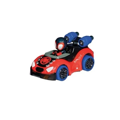Image of Carrera First 20065033 Spidey &amp; His Amazing Friends Spin Slot Car Spiderman Racing Track, Multicoloured